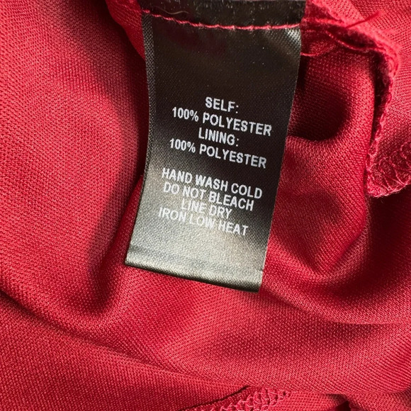 Lulus Sheer Split Long Sleeve Maroon Mini Dress Womens Size Medium Lined - Picture 3 of 10